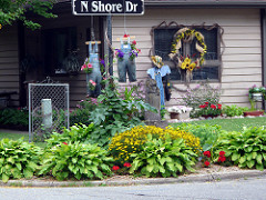 hanging flower garden