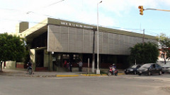 Vista desde la calle Sarmiento del Banco de la Nación Argentina