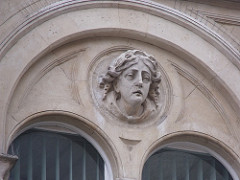 Gazette Buildings, Corporation Street - heads