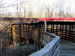 Train Trestle Cape Fear River Trail Fayetteville NC 5221