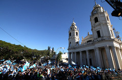 Goya alienta a la Selección Nacional - 9 de Julio de 2014