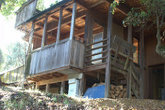 east side (summer kitchen on east entrance, and basement/bathroom dowstairs)