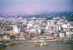 Me Linh Square after 1963 with the statue of the Tran Hung Dao - by flynariel