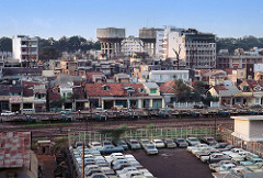 Saigon Nov 1968. View from 5th floor of the Walling Hotel BEQ on Pham Ngu Lao - Photo by Brian Wickham