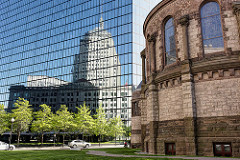 POTD 2014-06-01 - Old John Hancock Building reflecting in the new John Hancock building - HDR