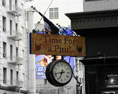 slow down, grab a pint