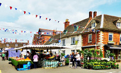 Oakham. Market day