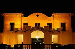 Civic Center at night