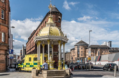 THE JAFFE MEMORIAL FOUNTAIN [NOW LOCATED OUTSIDE THE VICTORIA SQUARE SHOPPING CENTRE]--117841
