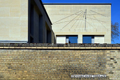 Foundress Court / sundial