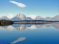 Jackson Lake Teton Reflections 9-11
