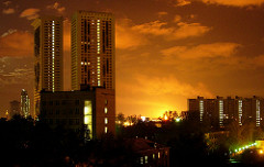 Fire alert in Moscow