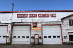 Seattle to Anchorage: Watson Lake, Yukon