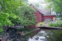 NS-00758 - Wile Carding Mill across the river