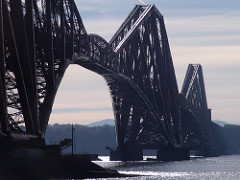 Forth Railway Bridge at North Queensferry Fife Scotland