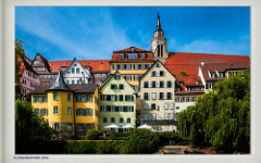 Tübingen, Hölderlinturm, Nekarfront