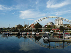 Neue Brücke in Kolobrzeg