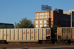 BNSF coal hopper, Wichita Falls TX