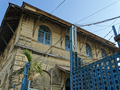 Colonial-Era Architecture along Waterfront - Sittwe - Rakhaing (Arakan) State - Myanmar (Burma)