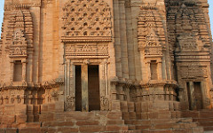 Base of the Teli ka mandir