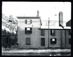 Tremont Street at southeast corner Hollis Street