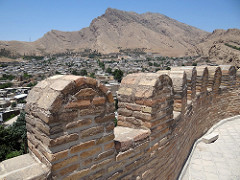 Crenellations atop Falak-ol-Aflak Castle - Khorramabad - Western Iran