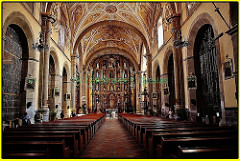 Templo y Convento de Santo Domingo de Guzmán (Centro) Puebla de los Ángeles,Estado de Puebla,México