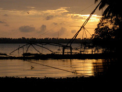 sun set and china net