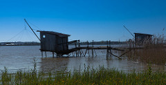 Pauillac - Gironde - Cabanes de pêcheurs sur l