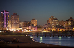 Edificio El Torreón with color lights | 110113-9558-jikatu