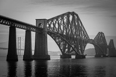 Forth Bridge Misty Mono