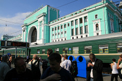 Arriving in Novosibirsk