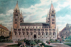 "Chatédrale de Pécs".