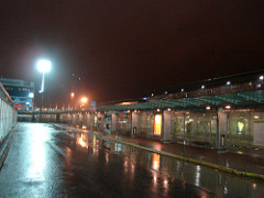 Helsinki airport bus-stand