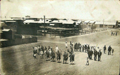 Scottish Pipe Band in Longreach for Caledonian Sport Festival