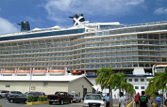 St. Thomas - Celebrity Equinox from Dock