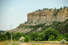 Railroad line west of Billings