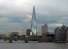 The Shard from the Millennium Bridge