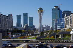 Central Downtown Astana, Kazakhstan