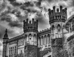 Bangalore Palace (b&w)