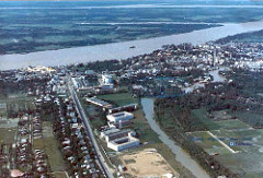 QL4 - Vĩnh Long Aerian - Photo by Terry Mathews - 1970