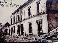 Bataille du Chemin des Dames - château de blanc sablon - (photo VestPocket Kodak Marius Vasse 1891-1987)