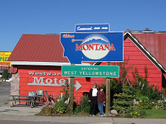 Montana, leaving Yellowstone