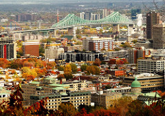 Montréal, 21 oct. 2009. Depuis le mont Royal >Sud-Est