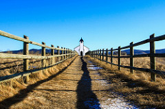 McDougall Memorial United Church. Morley, Alberta, Canada.