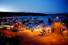 Friday Harbor, San Juan Island, at Night