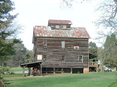 Exterior view of Bost Grist Mill