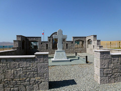 Russian cemetery memorial