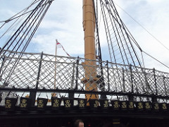 HMS Victory - Portsmouth Historic Dockyard - Quarter Deck - Poop Deck