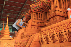 Wax Castle Parade Sakon Nakhon